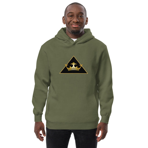 Men"s Printed Logo Hoodie with Edifice Apparel Design on back